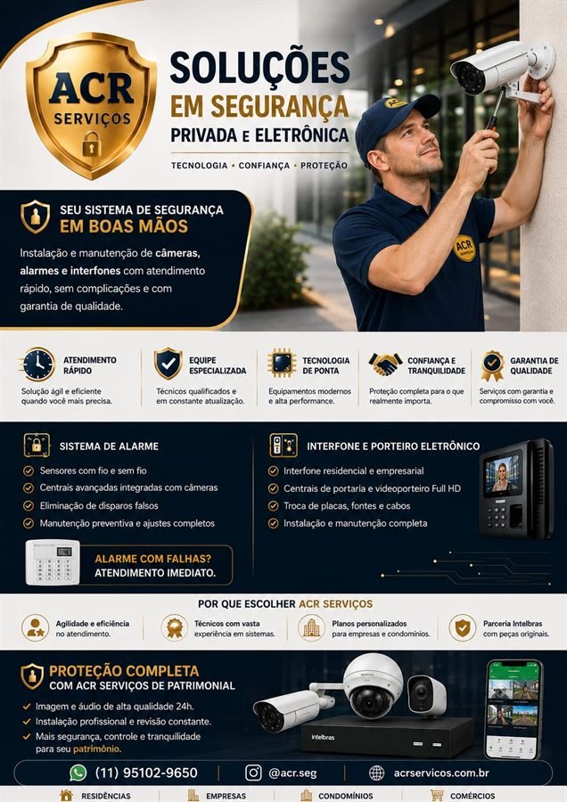 Serviço realizado pela ACR